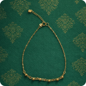 دستبند طلا مینیمال طرح گوی